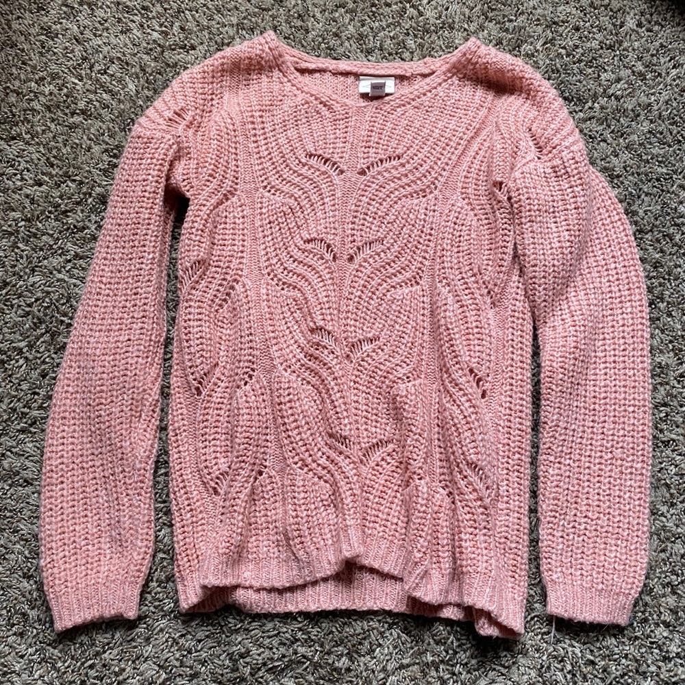 Pink sweater
